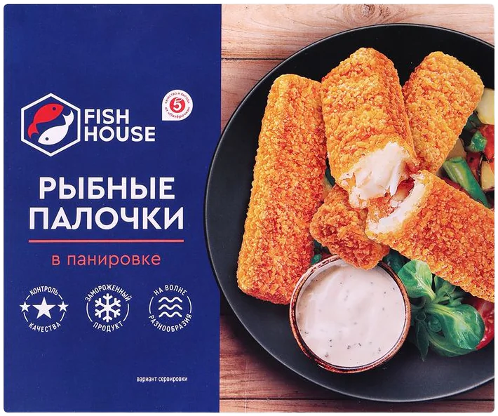 Fish House Рыбные палочки в панировке