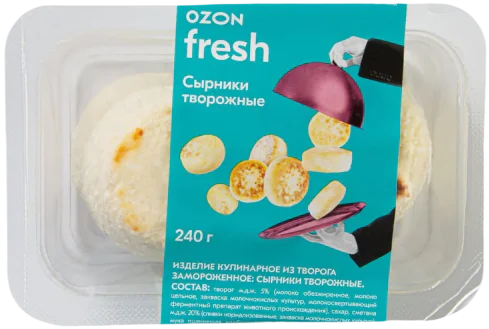 Ozon Fresh Сырники творожные замороженные