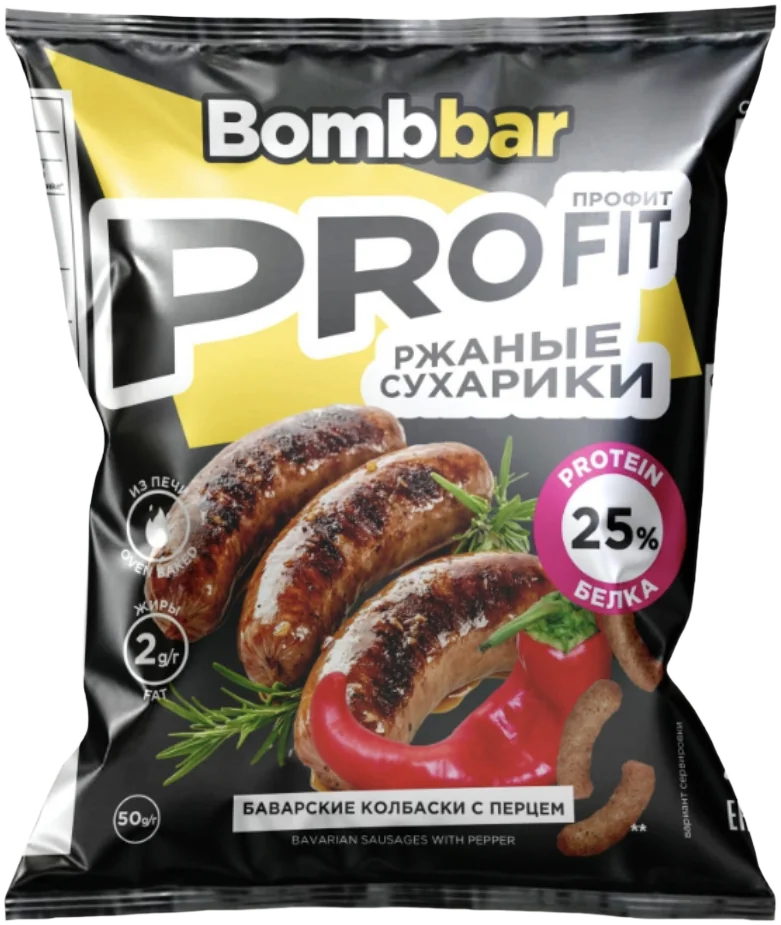 Bombbar Ржаные сухарики ProFit